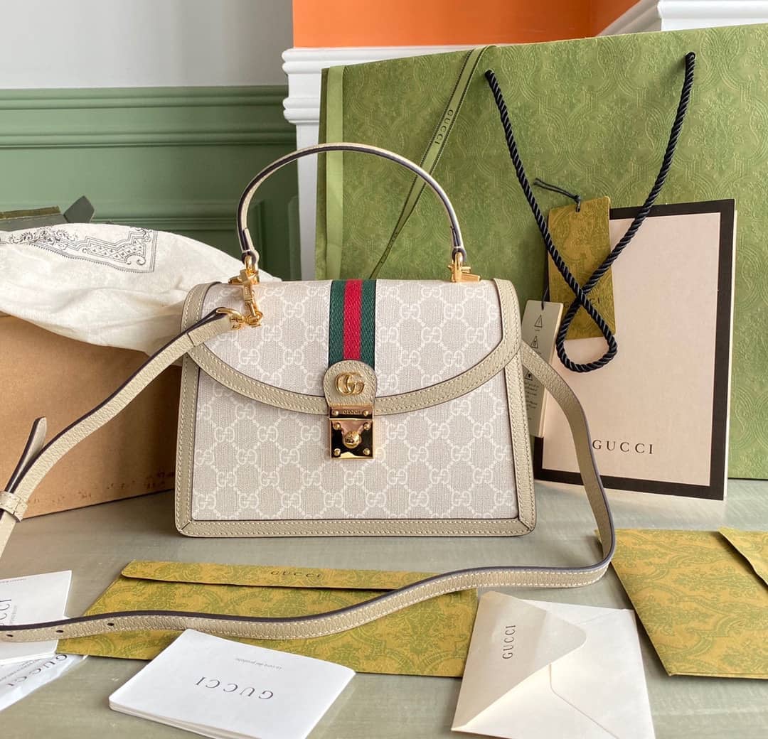 Gvc*1 Ophidia Small Top Handle Shoulder Bag With Web 651055 Replica