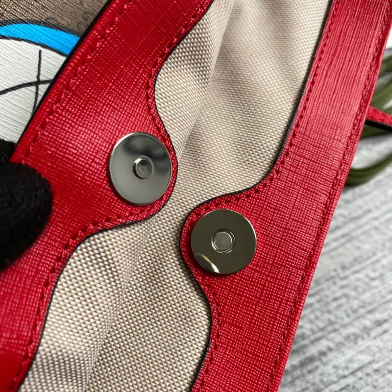 Gvc*1 Children GG Svp*me Canvas Replica Tote Brown 410812