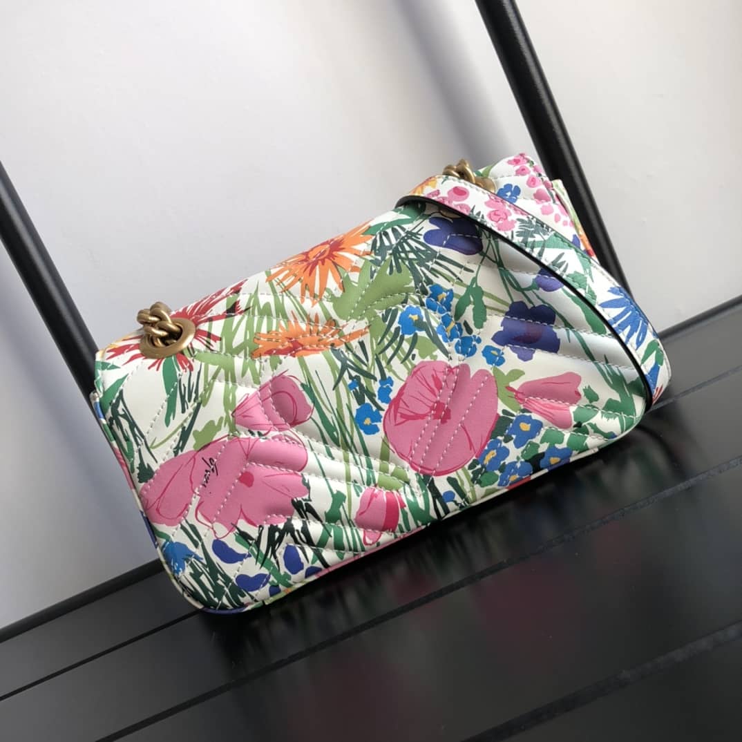 Gvc*1 GG Marmont Mini Matelasse Shoulder Bag Replica Colorful 446744