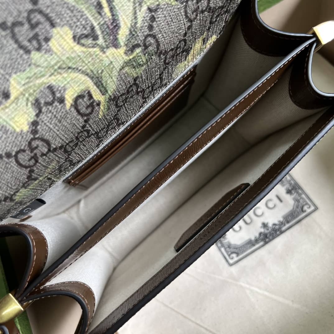 Gvc*1 Mini Shoulder Bag With Interlocking G Brown 671620 Replica