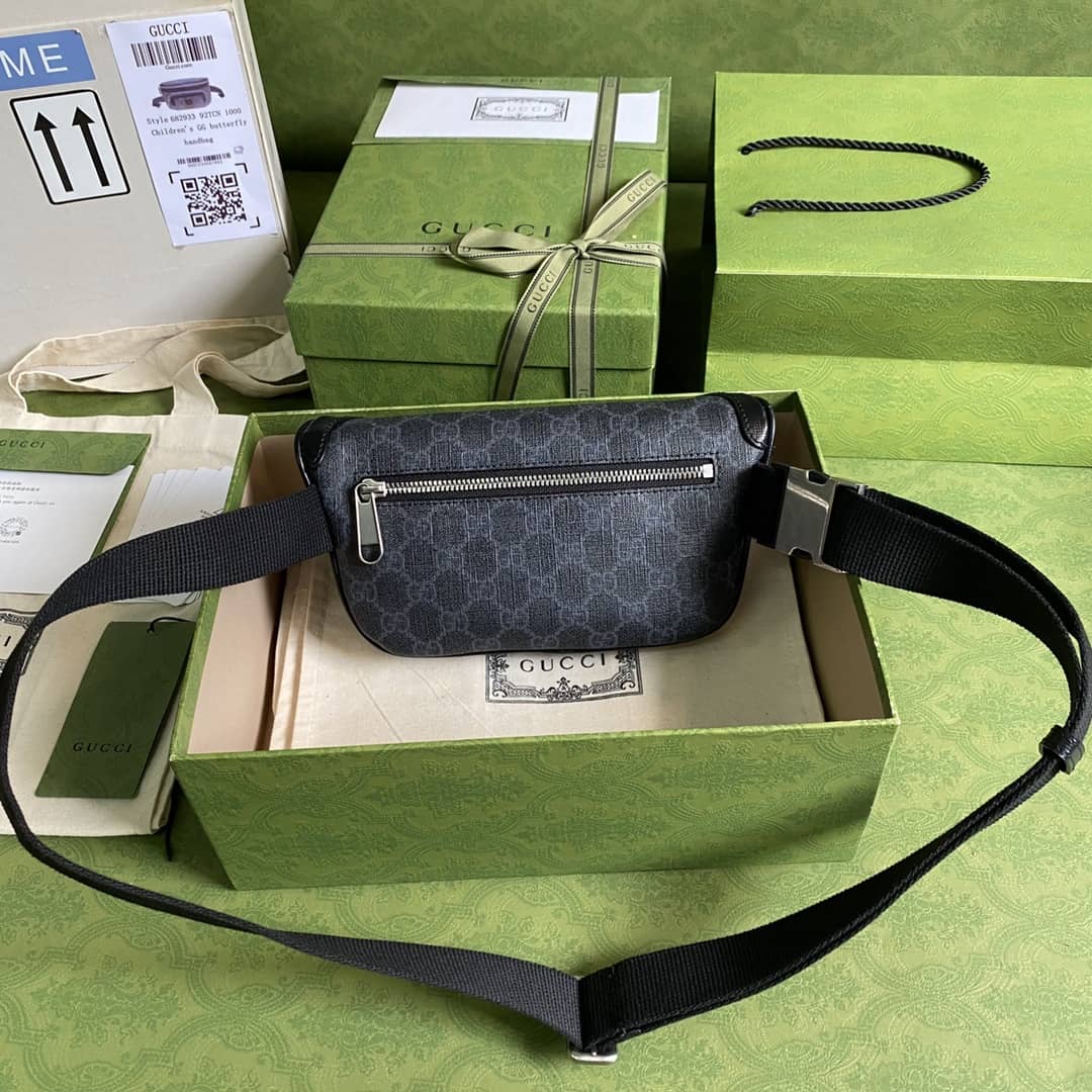Best Replica Gvc*1 Interlocking GG Svp*me Belt Bag Replica 682933(ColaReps)