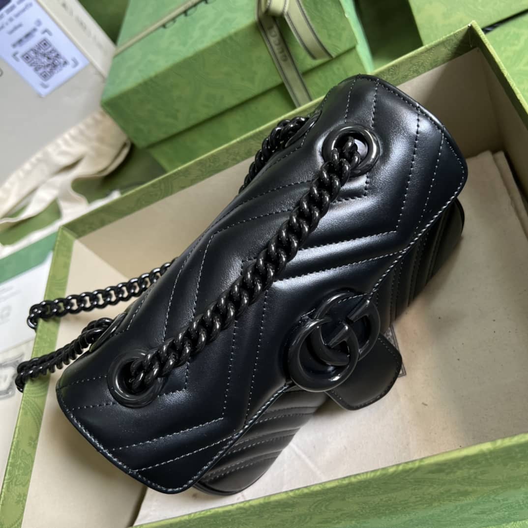 Gvc*1 GG Marmont Matelasse Mini Chain 446744 Replica Crossbody Bag
