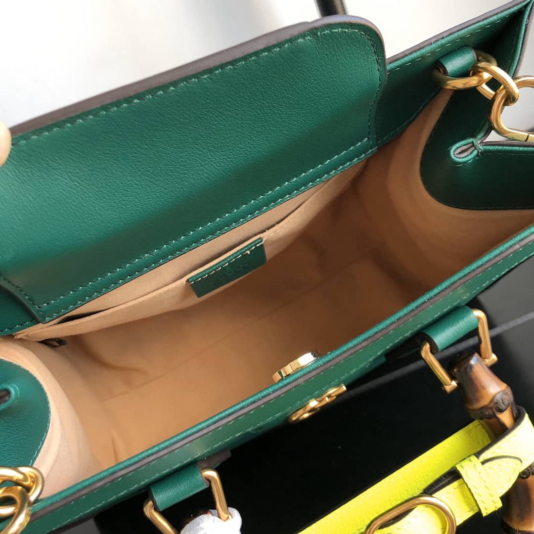 Gvc*1 Diana Small Tote Replica Green 660195