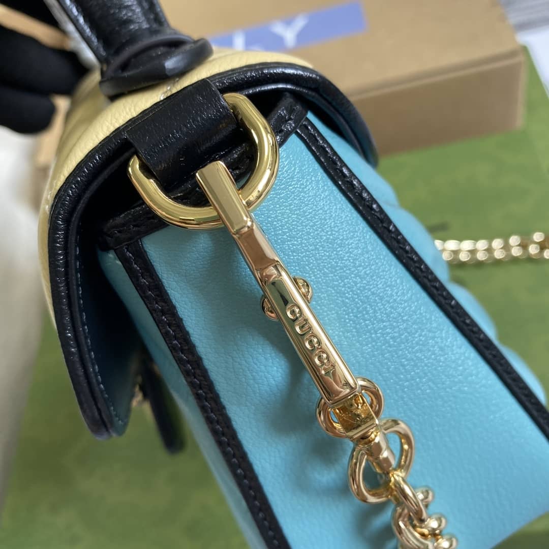 Gvc*1 Marmont GG Mini Top Handle Bag Replica 583571