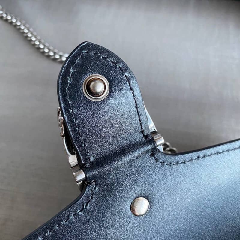 Gvc*1 Dionysus GG Svp*me S*per Mini Bag Replica Gray Black 476432