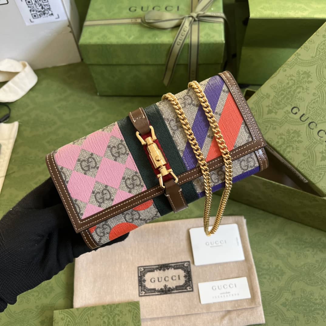 Gvc*1 Jackie 1961 Shoulder Bag Chain Wallet Replica 652681