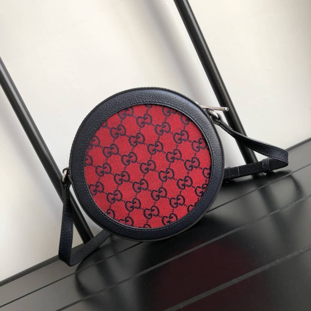 Gvc*1 Single Shoulder Bag Round Cake Bag Replica Red 658825