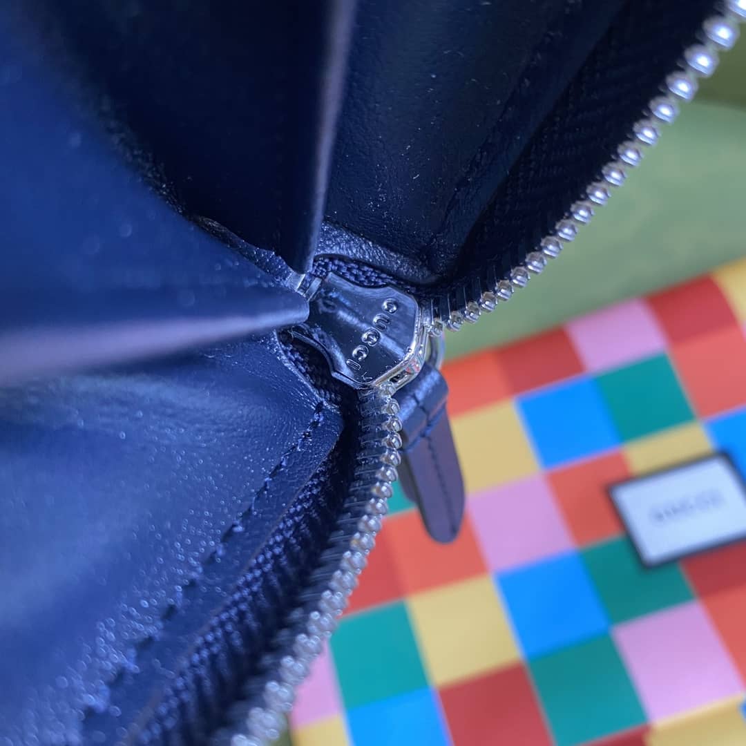 Gvc*1 GG Marmont Large Zip Around Wallet Replica 443123