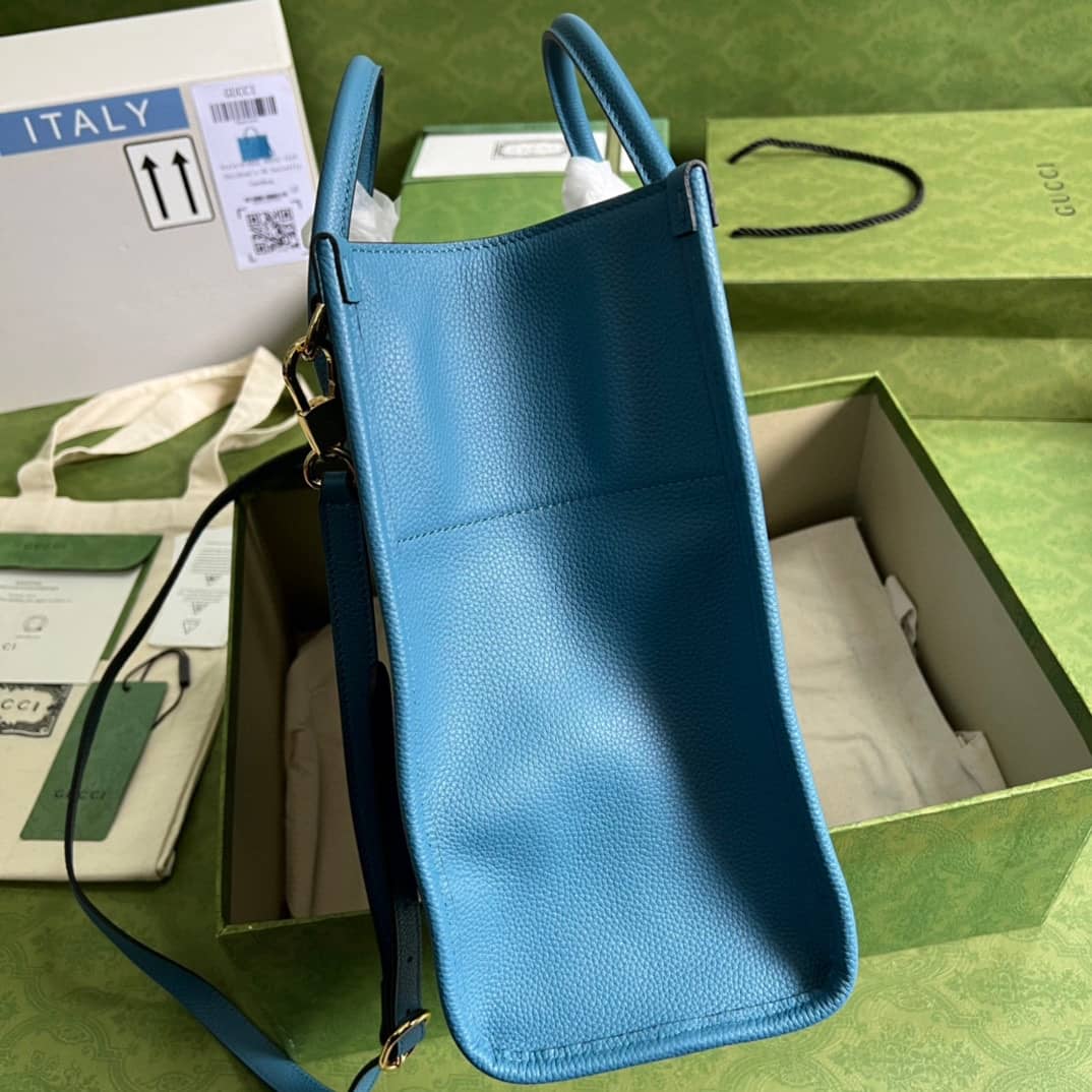 Gvc*1 Small Leather Tote With Gvc*1 Logo 674822 Replica Bag