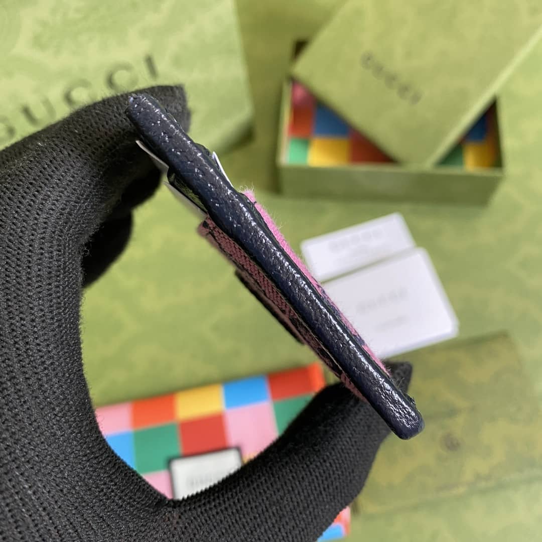Gvc*1 GG Multicolor Card Case Wallet Replica 659601