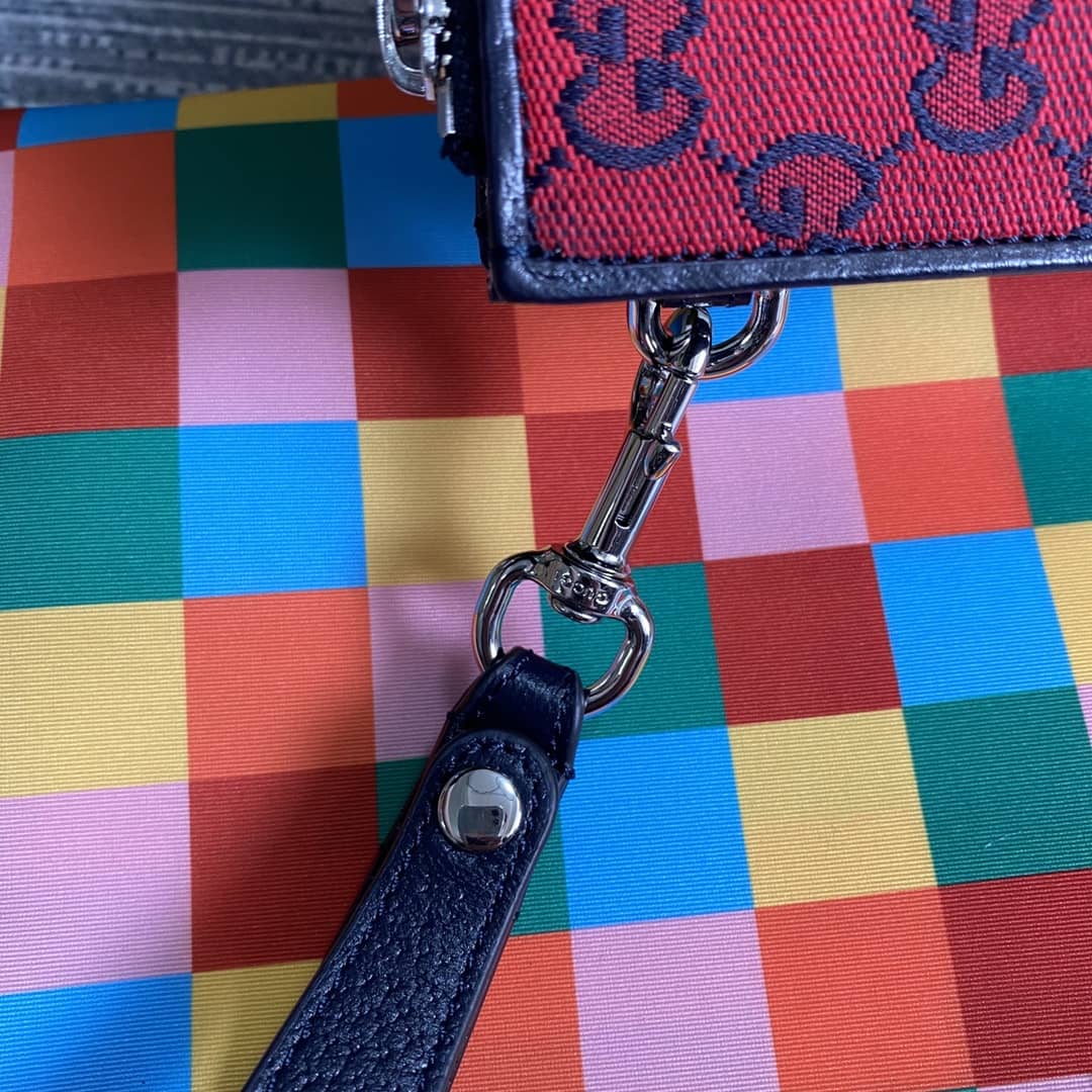 Gvc*1 Purse Dupes Multicolor Canvas GG Pouch657581