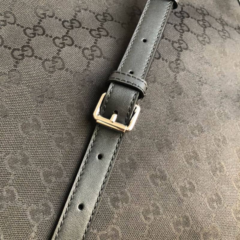 Gvc*1 GG Canvas Shoulder Bag Replica Black 308930