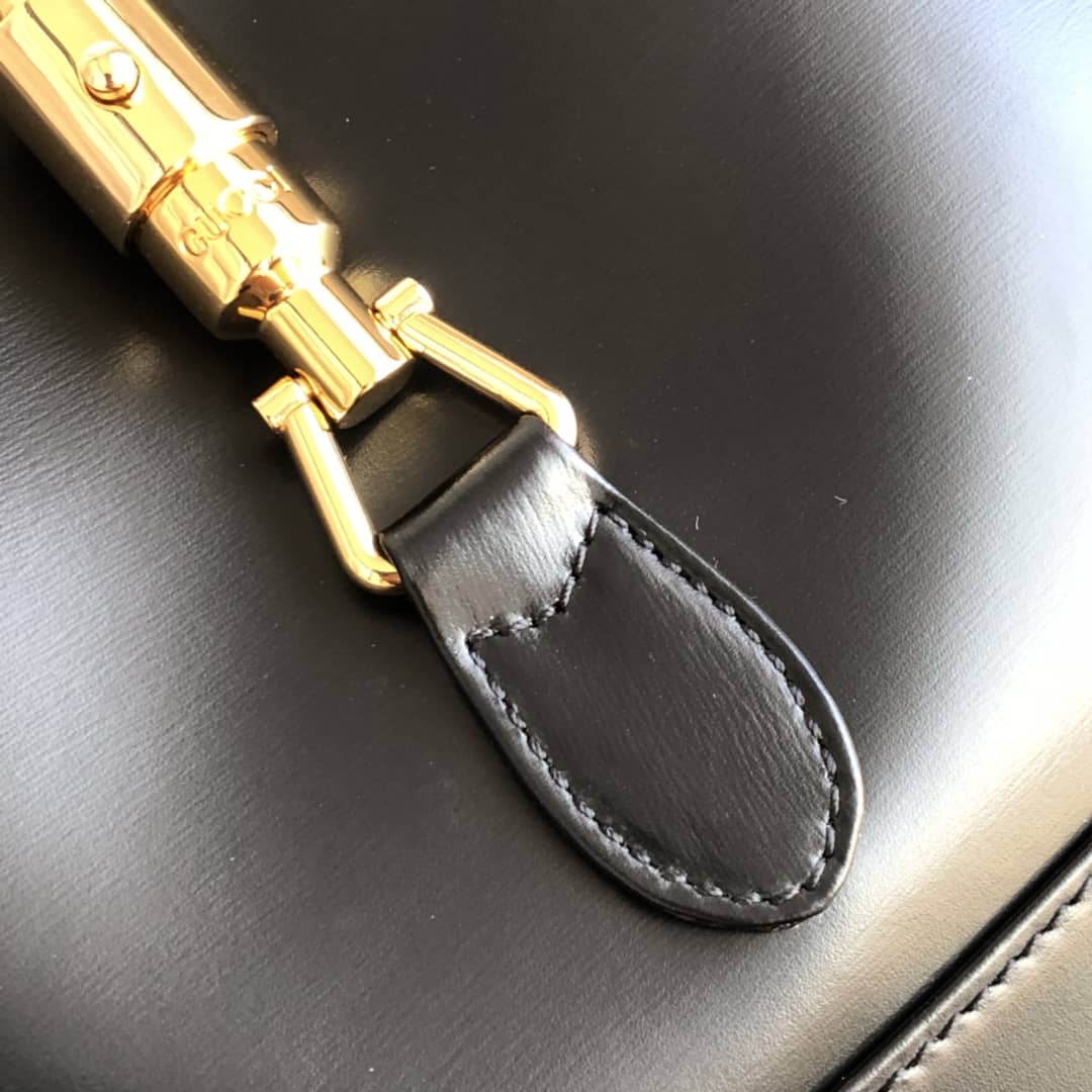 Gvc*1 GG Jackie 1961 Small Hobo Shoulder Bag Replica Black 636709