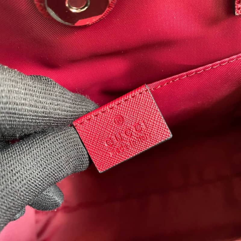 Gvc*1 GG Svp*me Kids Girl Tote Replica Red 605614