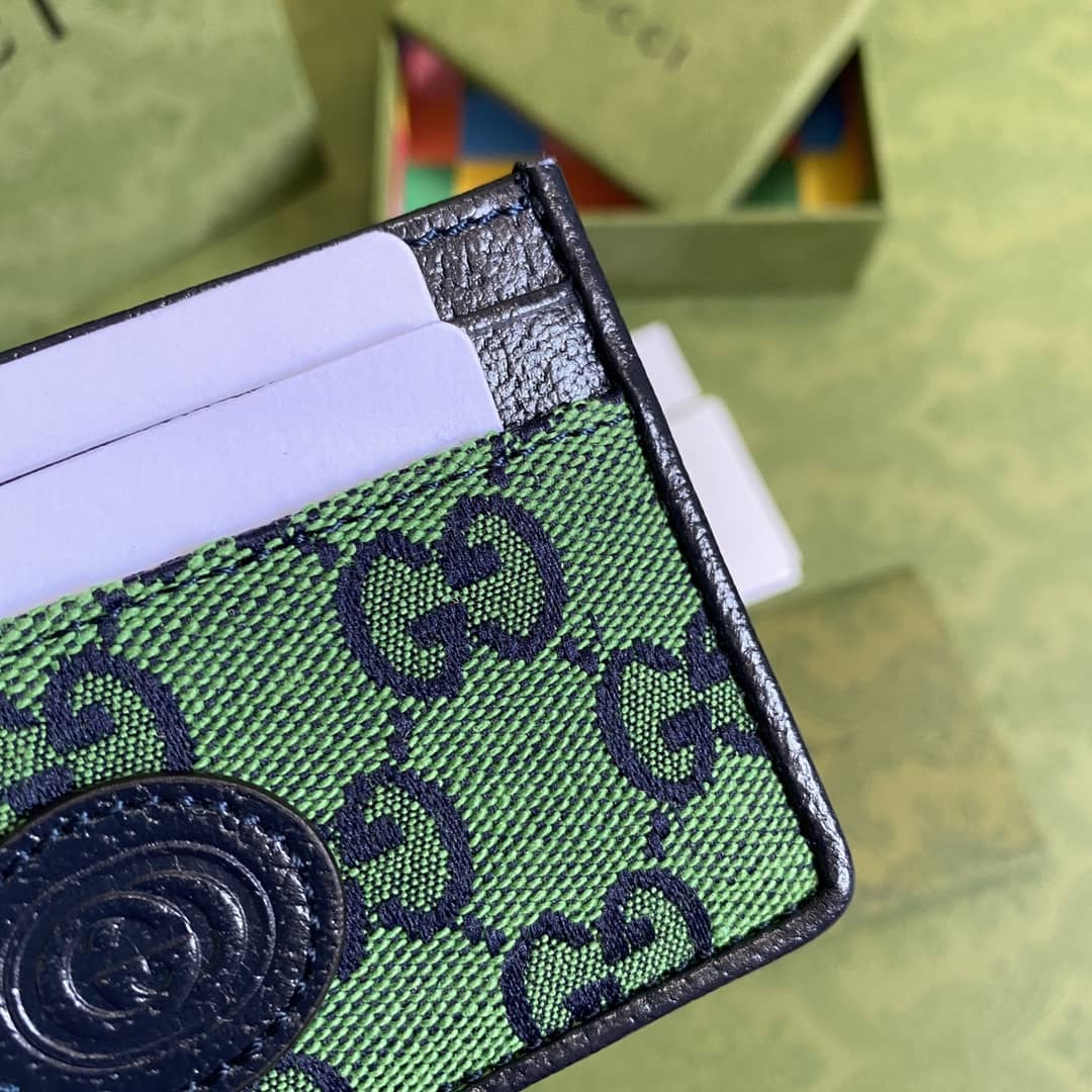 Gvc*1 GG Multicolor Card Case Wallet Replica 659601