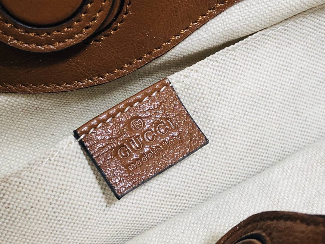 Gvc*1 Horsebit 1955 Leather Tote Replica Brown 621144