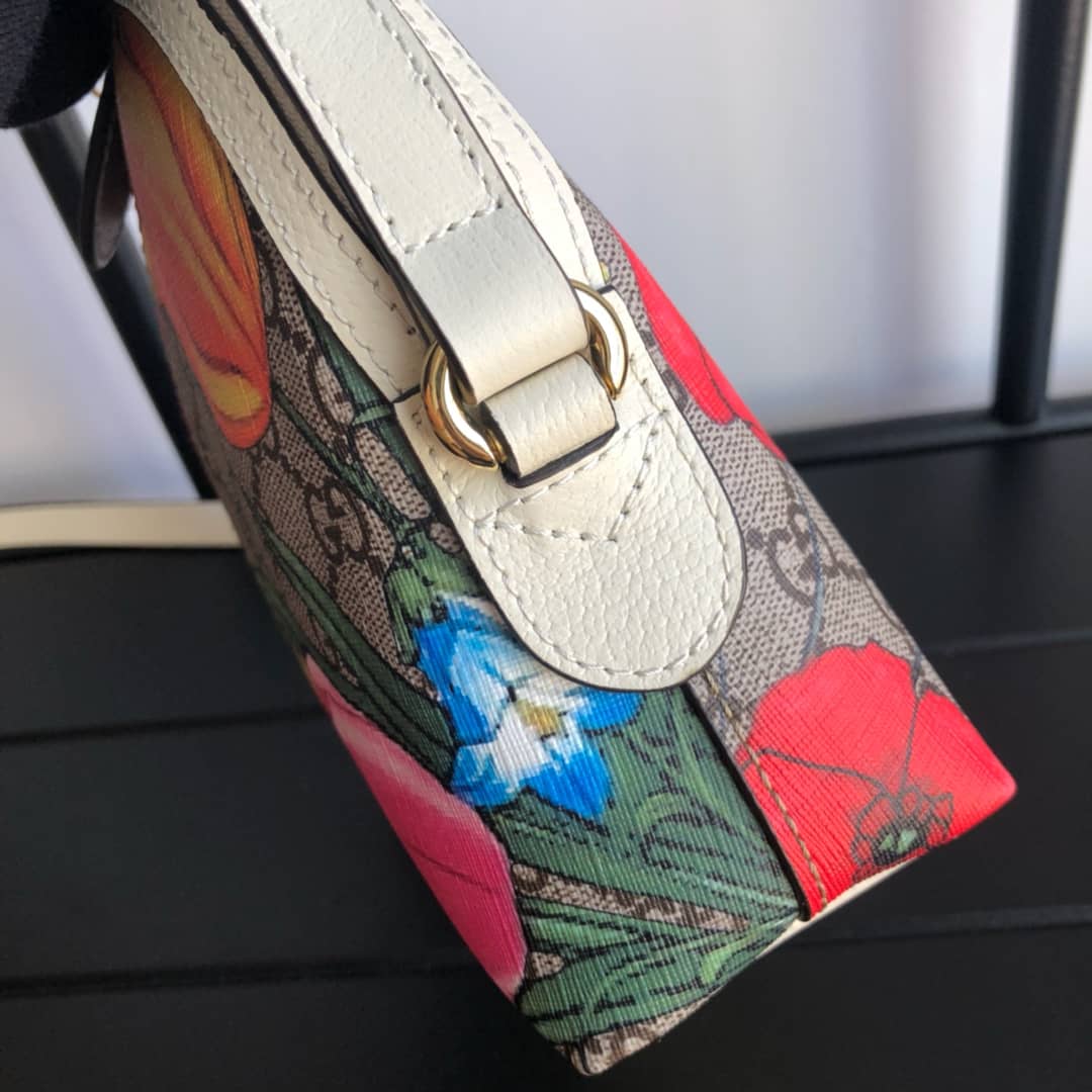 Gvc*1 GG Svp*me Ophidia Small Rounded Top Shoulder Bag Replica White 499621