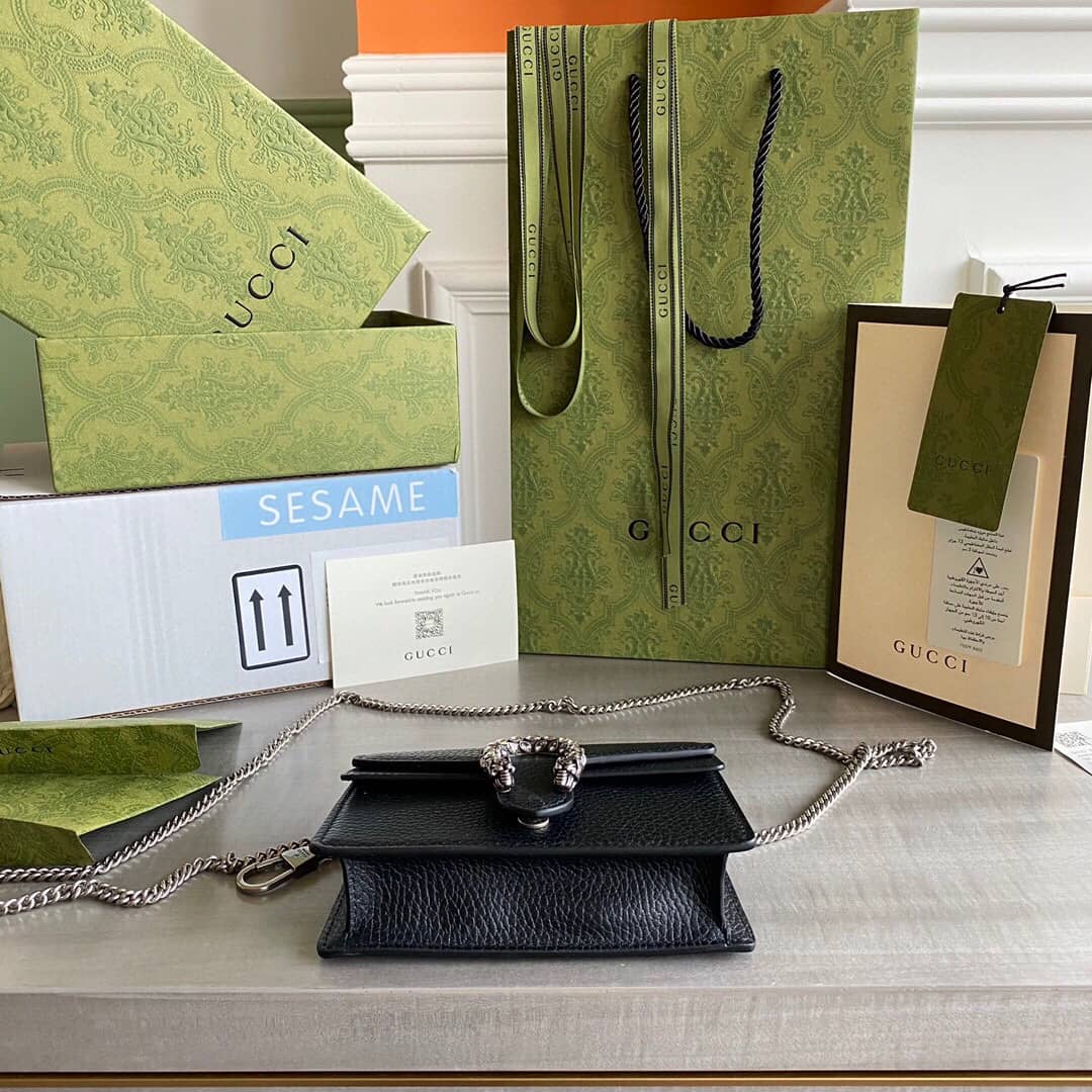 Gvc*1 Dionysus GG Svp*me S*per Mini Bag Replica Black 476432