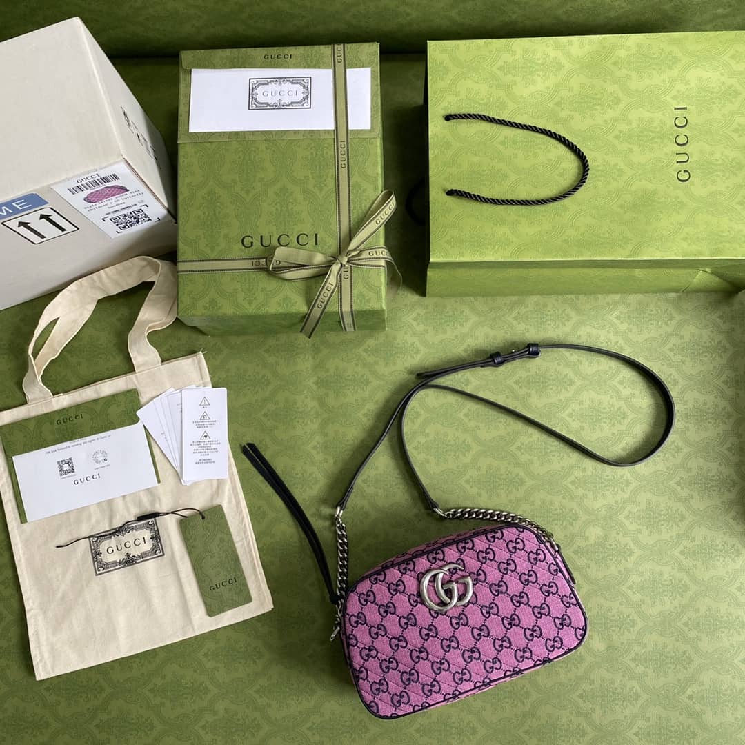 Gvc*1 Marmont Dupe GG Small Matelassé Shoulder Bag Replica 447632