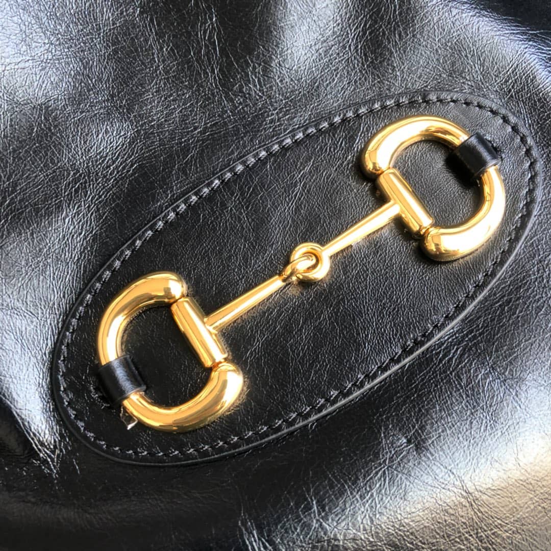 Gvc*1 1955 Horsebit Messenger Bag Replica Black 602089