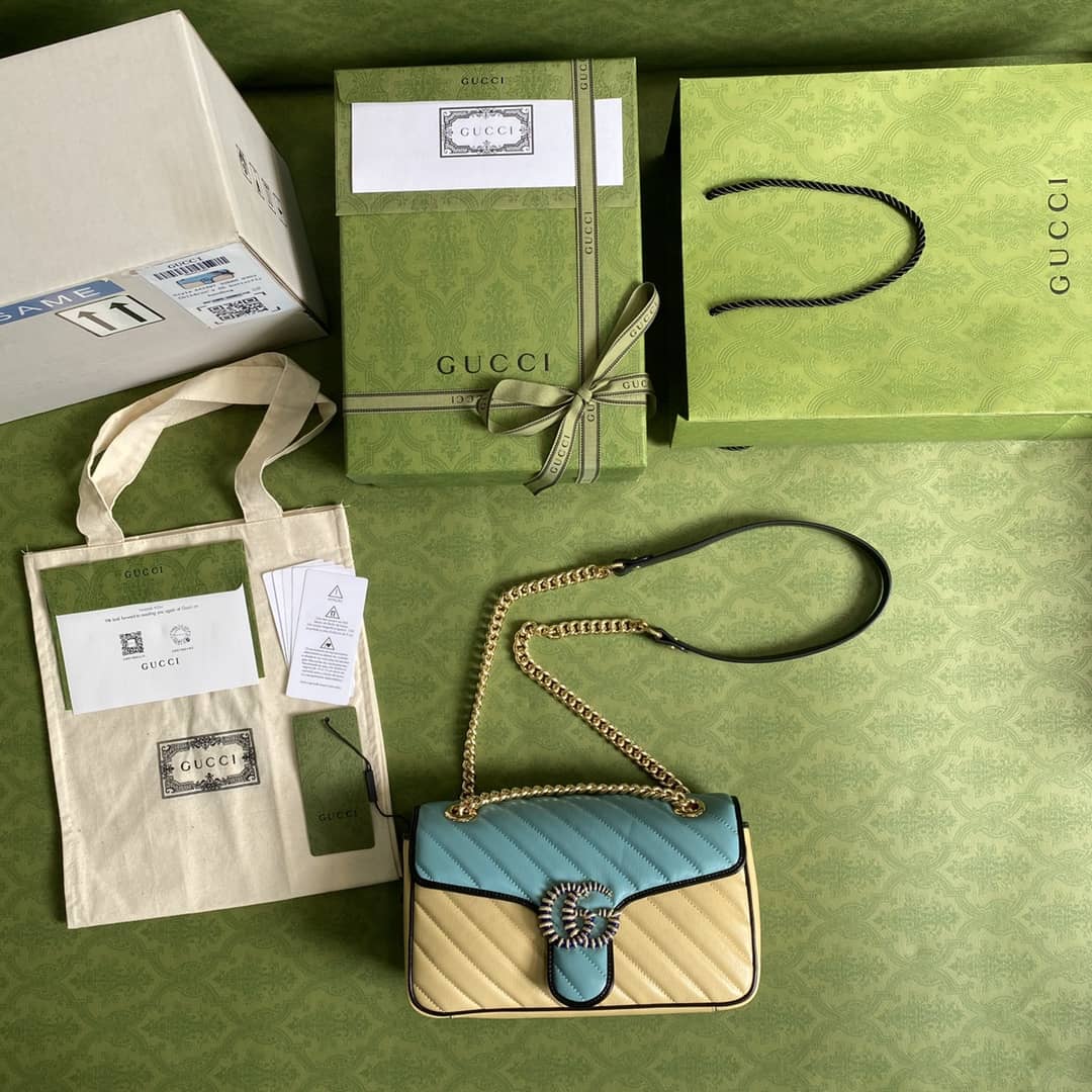 Gvc*1 Marmont GG Small matelassé Shoulder Bag Replica 443497