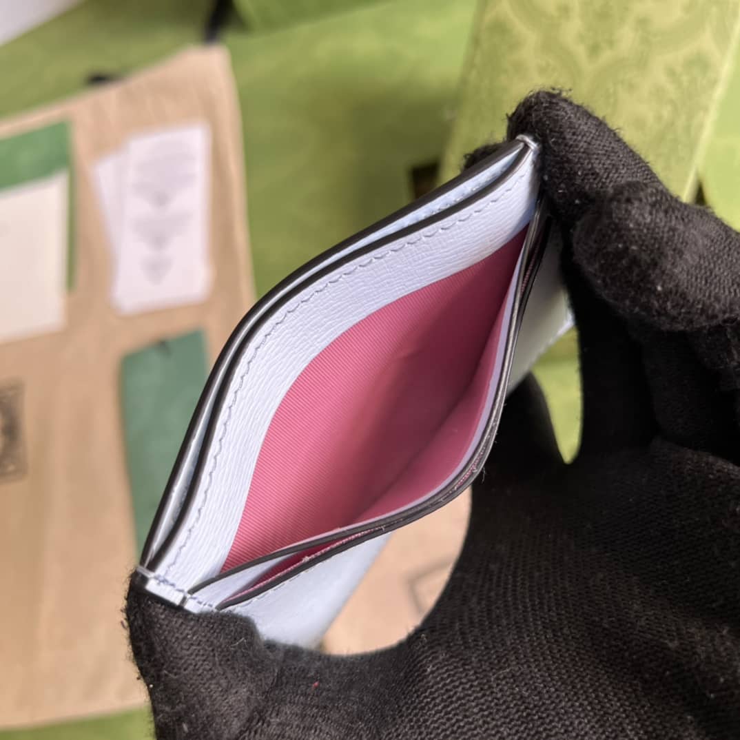 Gvc*1 Star Bananya Print Card Case White 701064 Replica Wallet