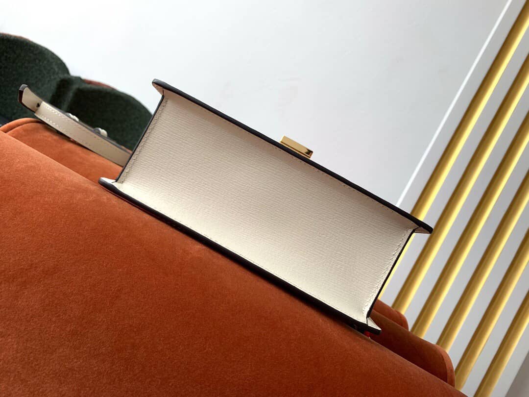 Gvc*1 Sylvie Leather Mini Shoulder Bag Replica White Blue 470270