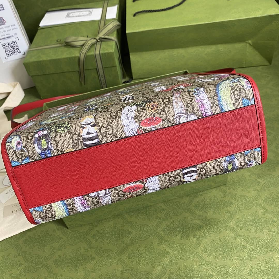 Gvc*1 GG Medium Ophidia Tote Replica 612992