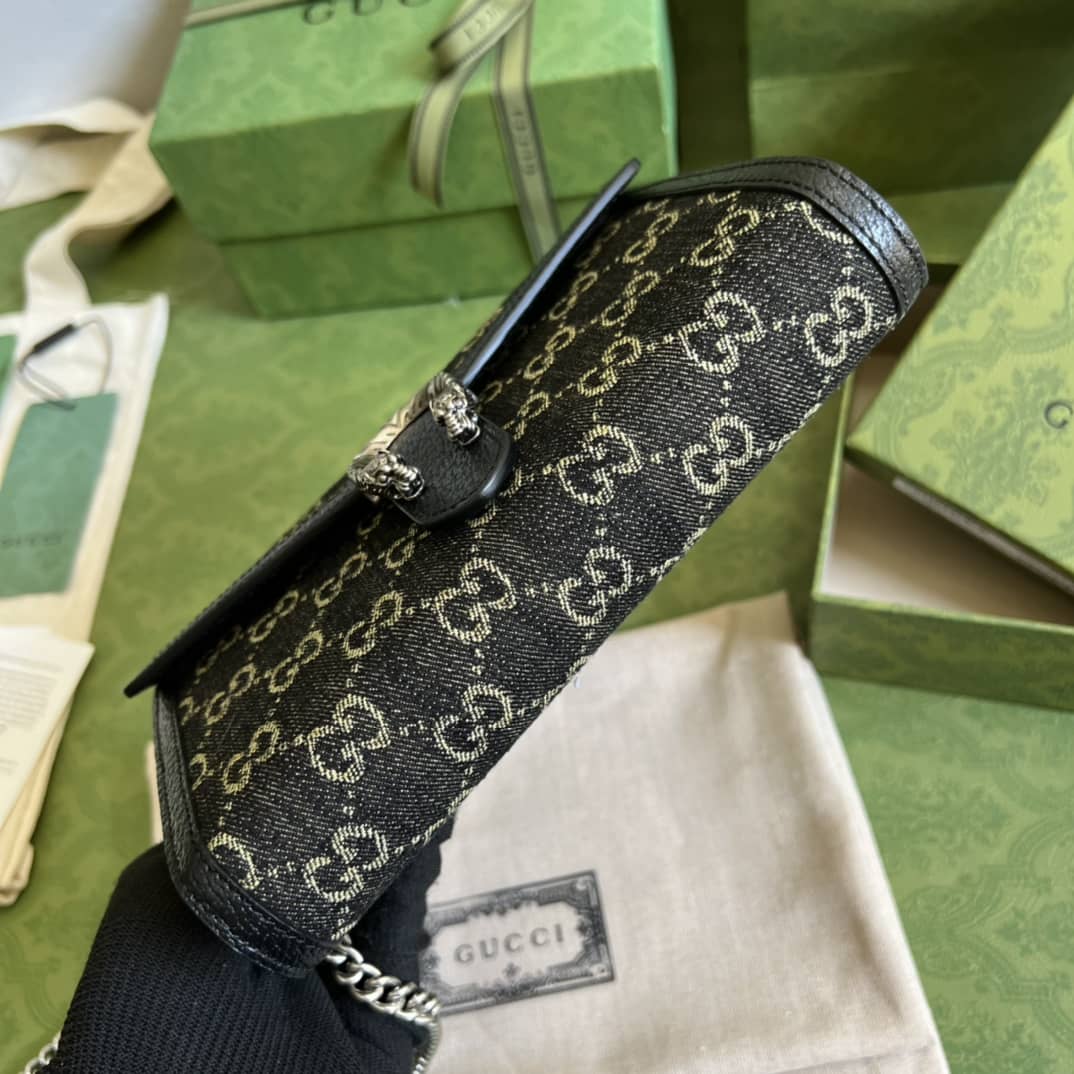 Gvc*1 Dionysus GG Svp*me Chain Wallet 401231 Replica Crossbody Bag