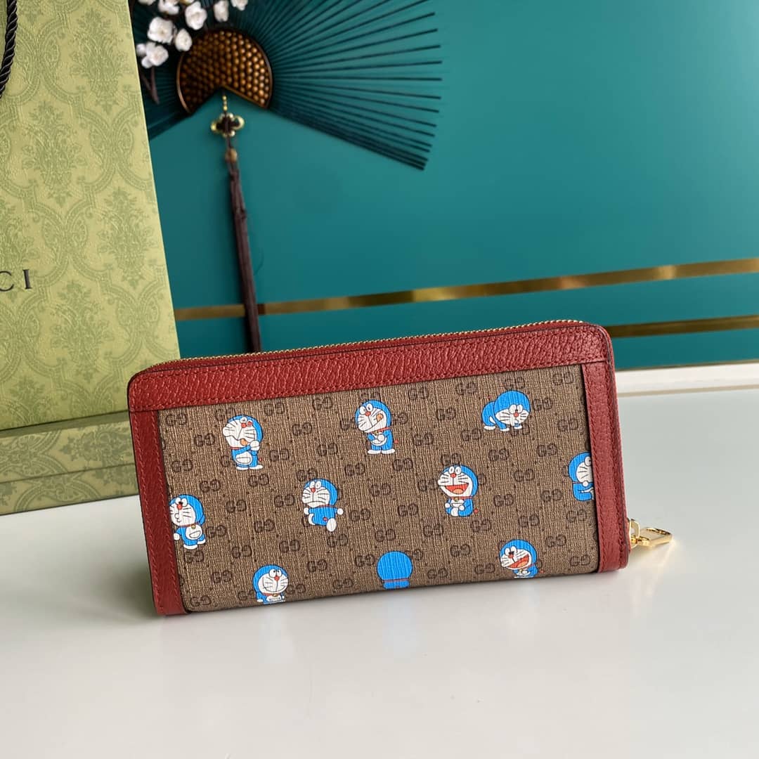 Gvc*1 x Doraemon Zip Around Wallet Replica 647787