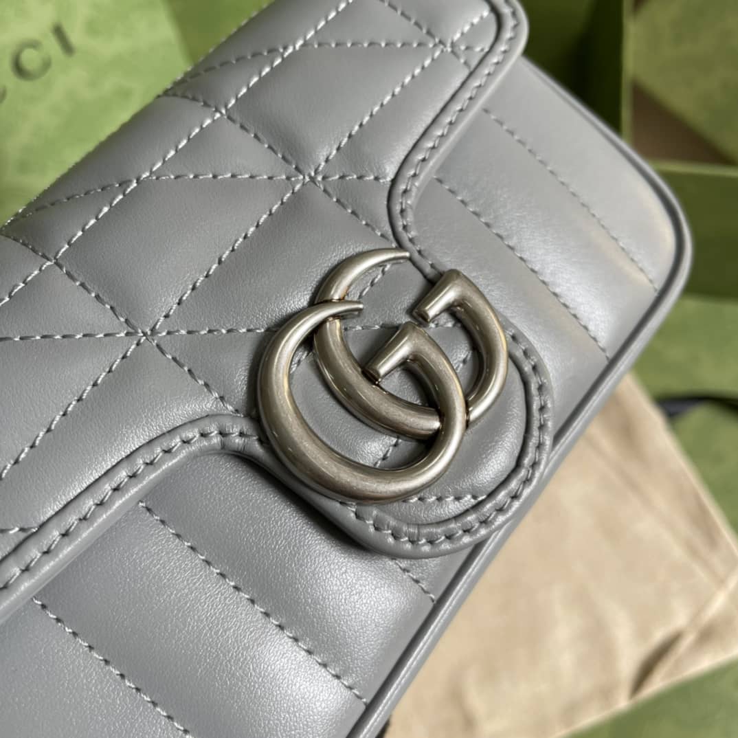 Gvc*1 GG Marmont Matelassé Mini Crossbody Bag Replica 476433