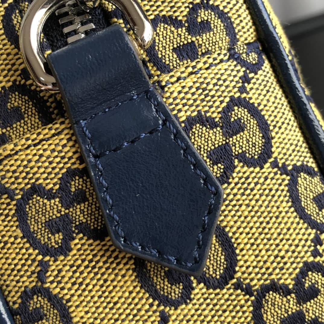 Gvc*1 GG Marmont Small Shoulder Handbag Camera Bag Replica Yellow 447632