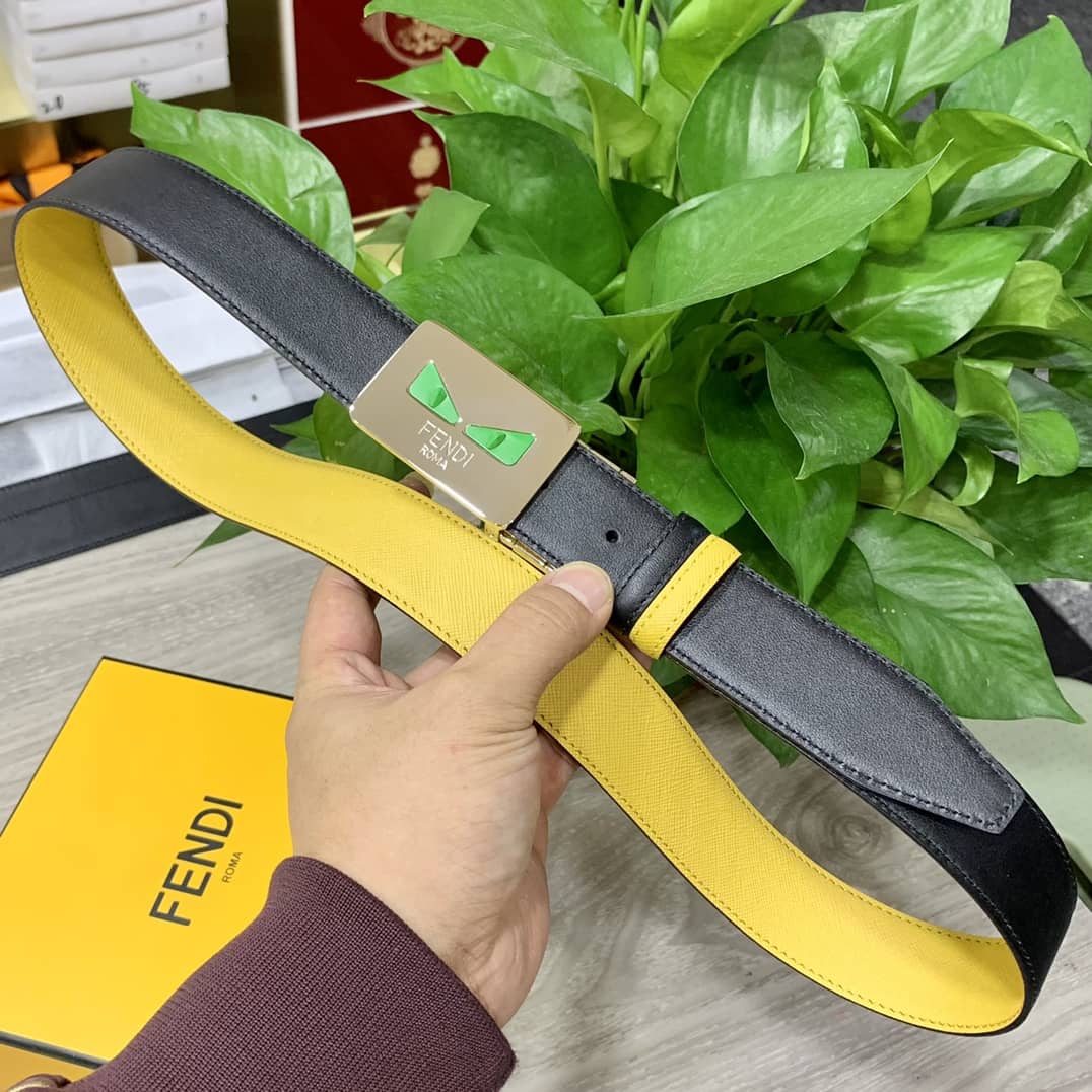 Knockoff F**di Logo Belt 35mm