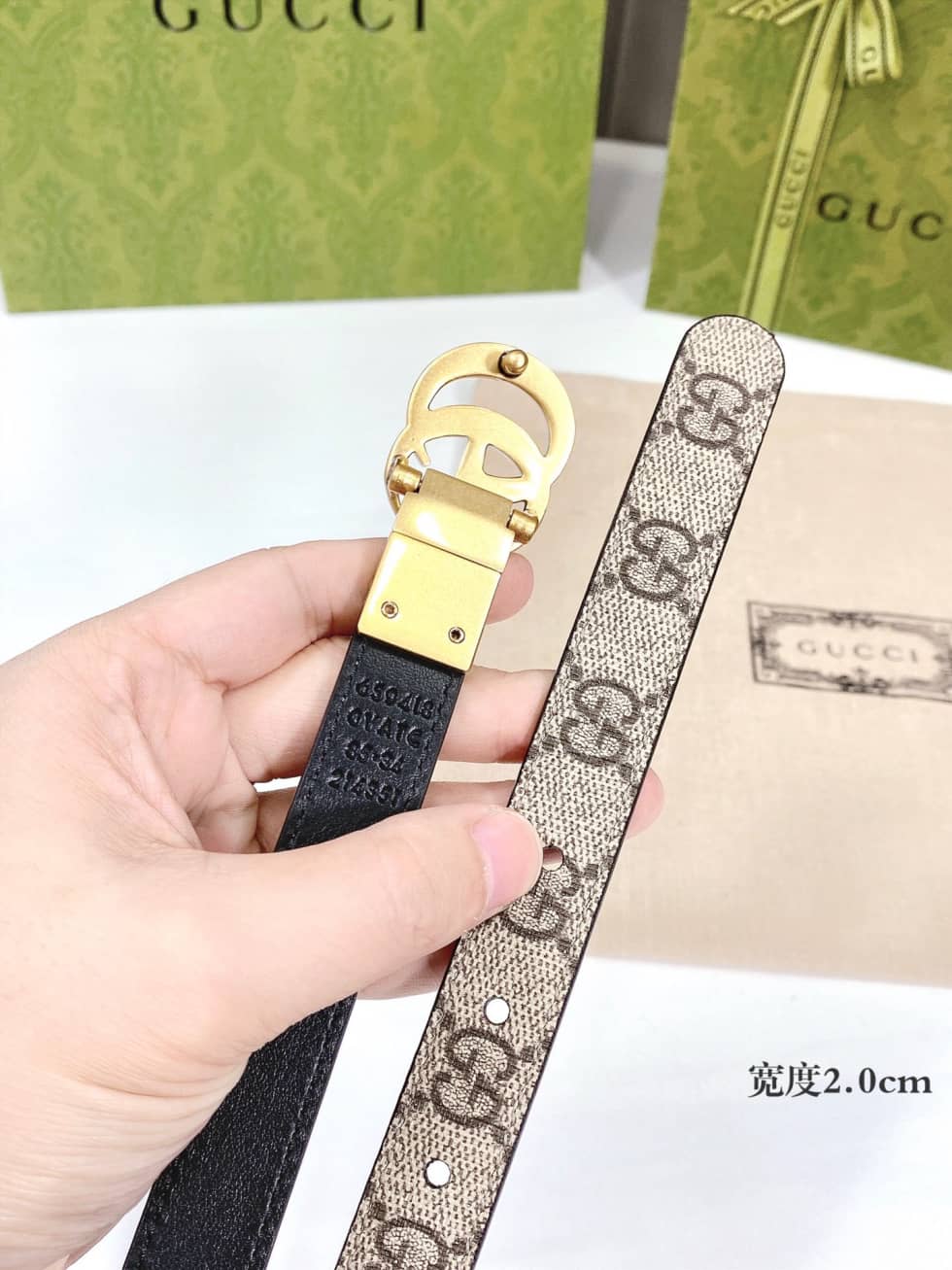 Gvc*1 Belt Dupe 20mm For Lady