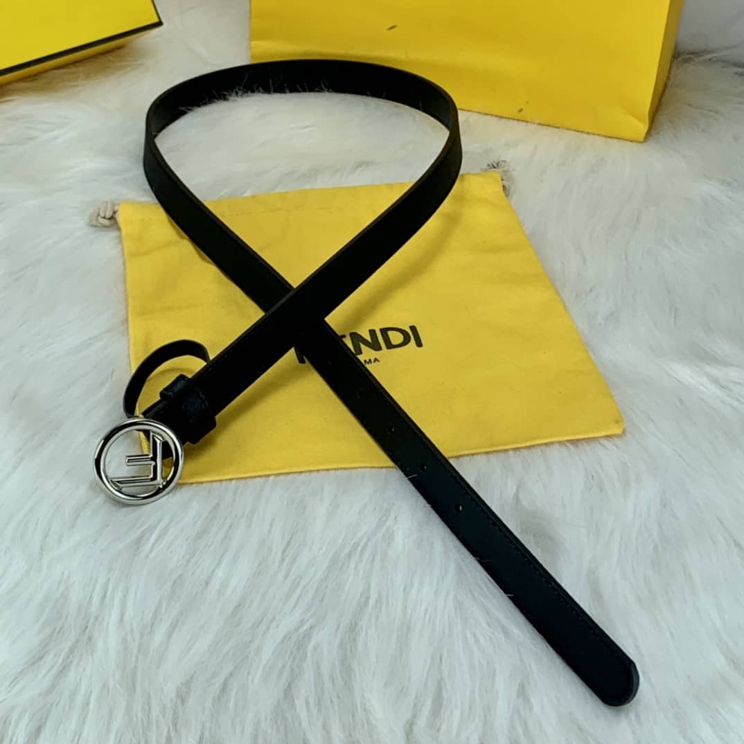 Knockoff F**di Logo Belt 20mm For Lady