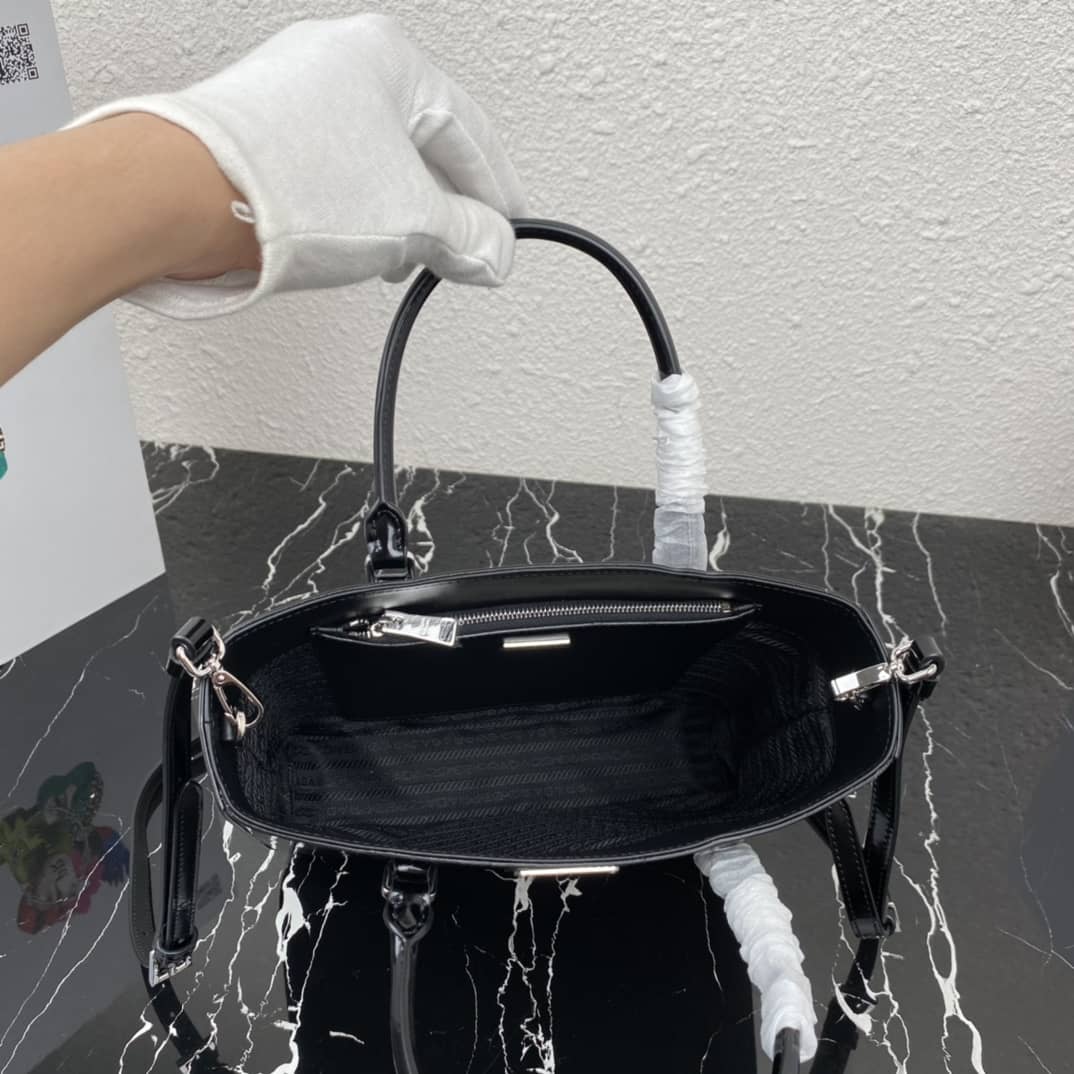 Pra*a Raffia Tote Dupe Womens Brushed Leather Replica Tote