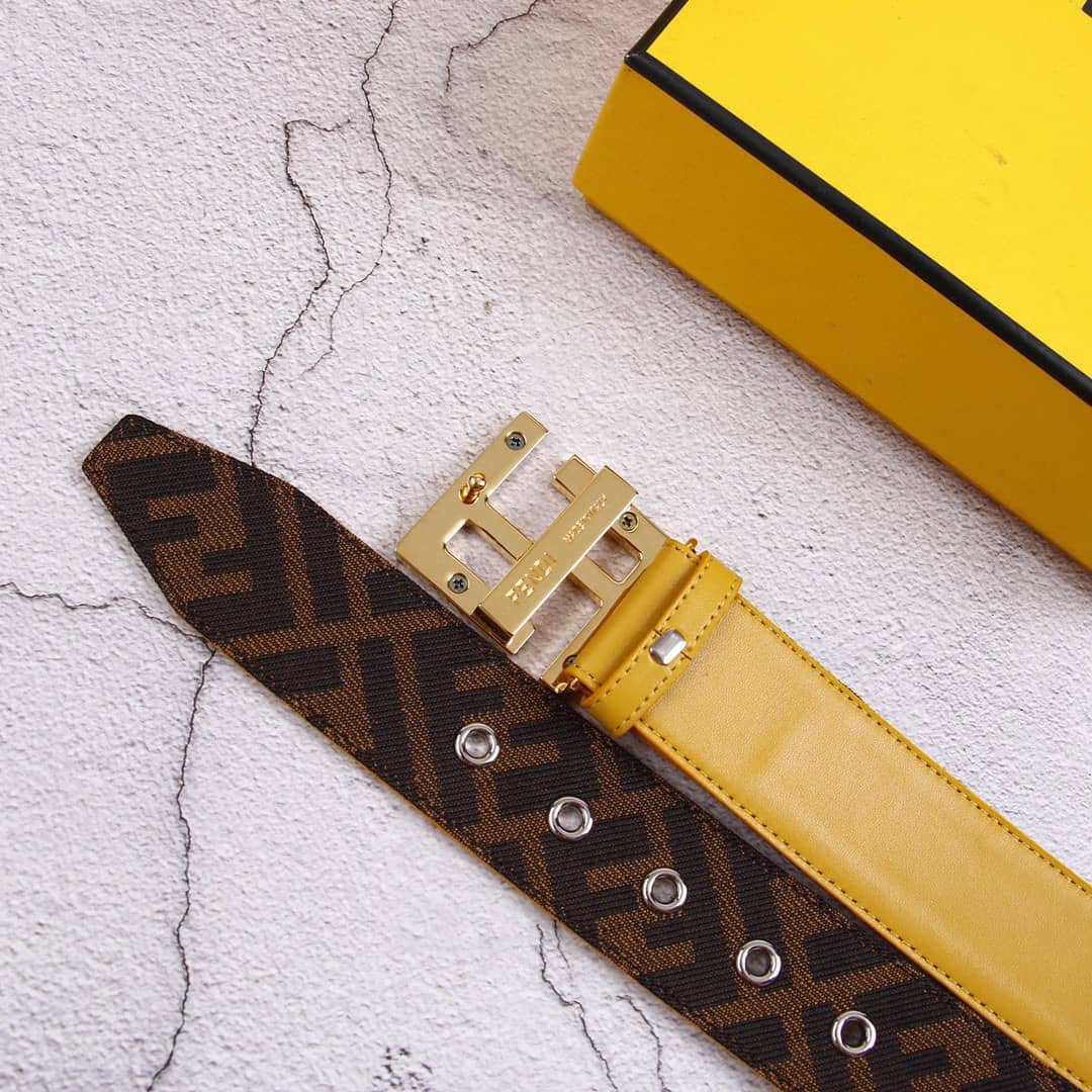 Knockoff F**di Logo Belt 38mm