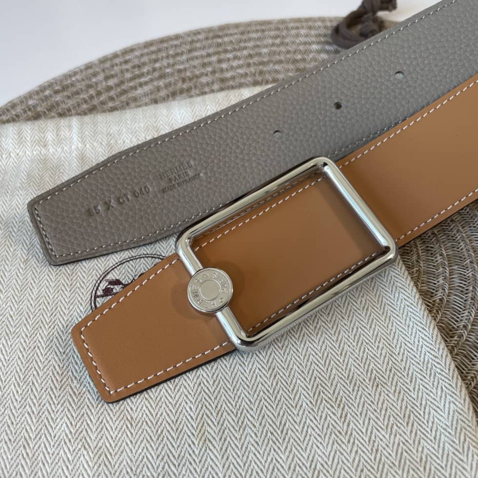 Knockoff H**me5 Logo Belt 38mm