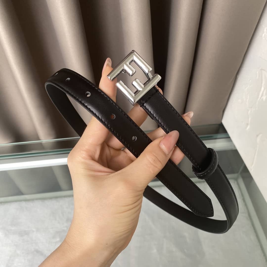 Knockoff F**di Logo Belt 20mm For Lady