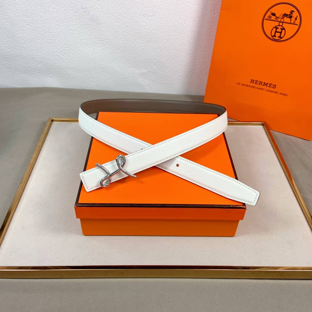 7 Star H**me5 Leather Belt 24mm For Lady