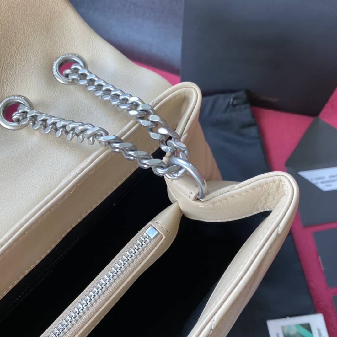 Y51 Loulou Medium Quilted “Y” Leather Replica Bag