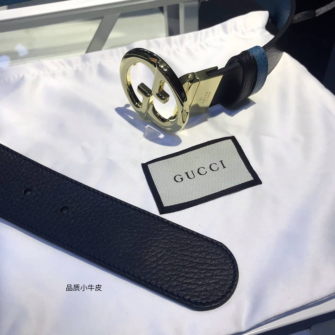 7 Star Gvc*1 Leather Belt 37mm