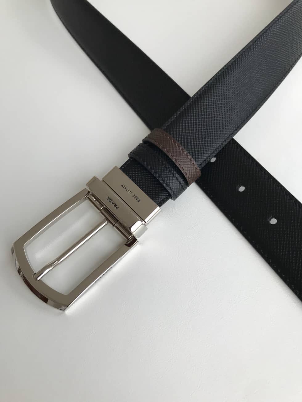 7 Star Pra*a Leather Belt 35mm