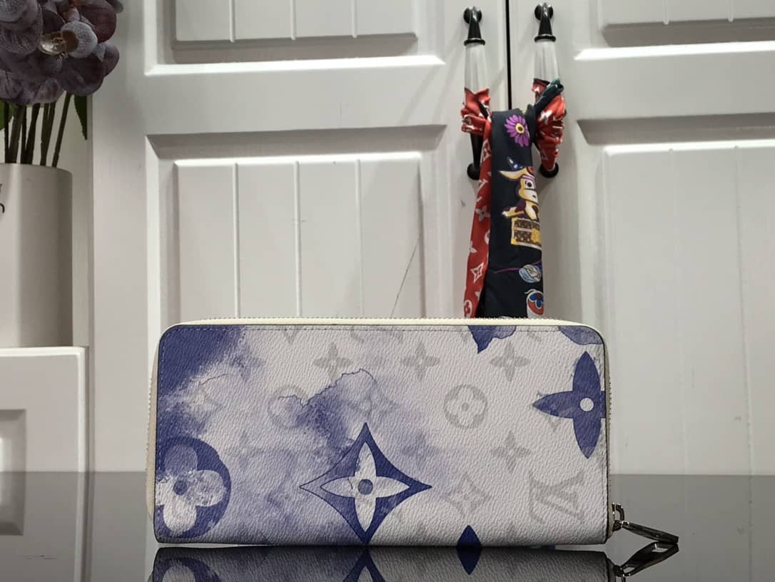 L0vis Vvtt0n Wallet Dupe Zippy Watercolor MonogramM80499