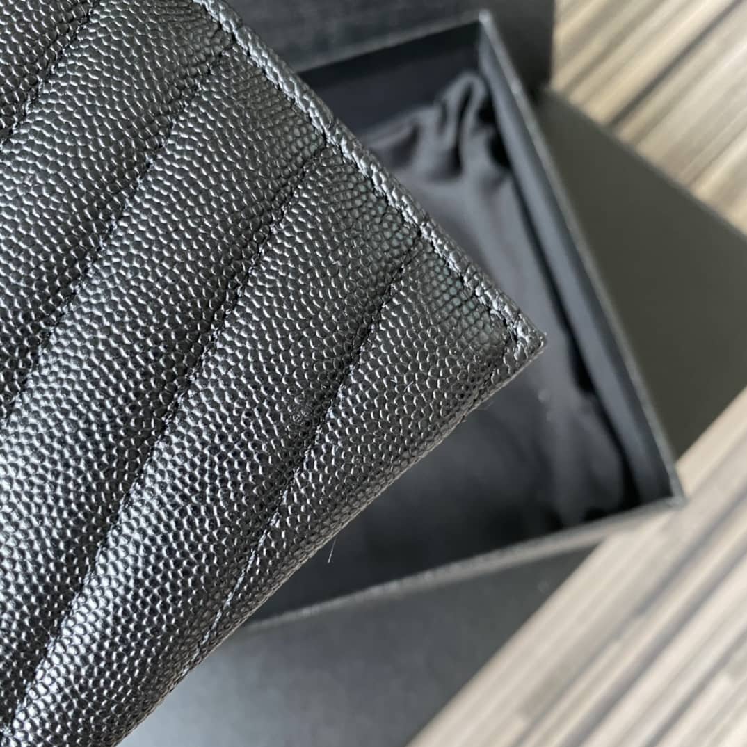 Y51 Clutch Replica Monogram Bill Pouch Black Metal