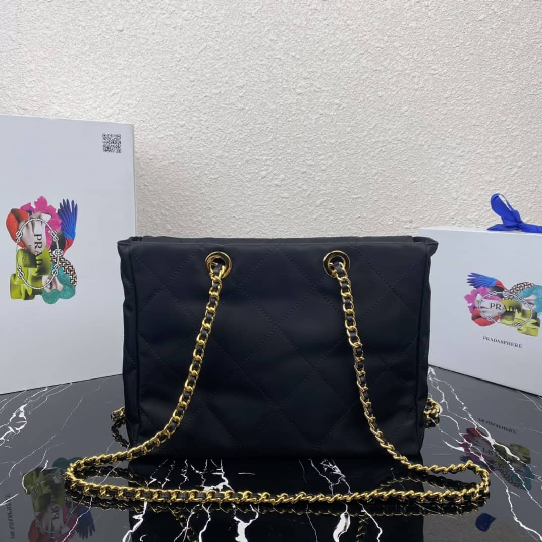 Replica Pra*as Leather Replica Tote