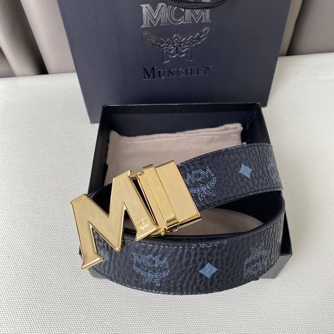 Wholesale Unisex MCM Logo Belt 40mm