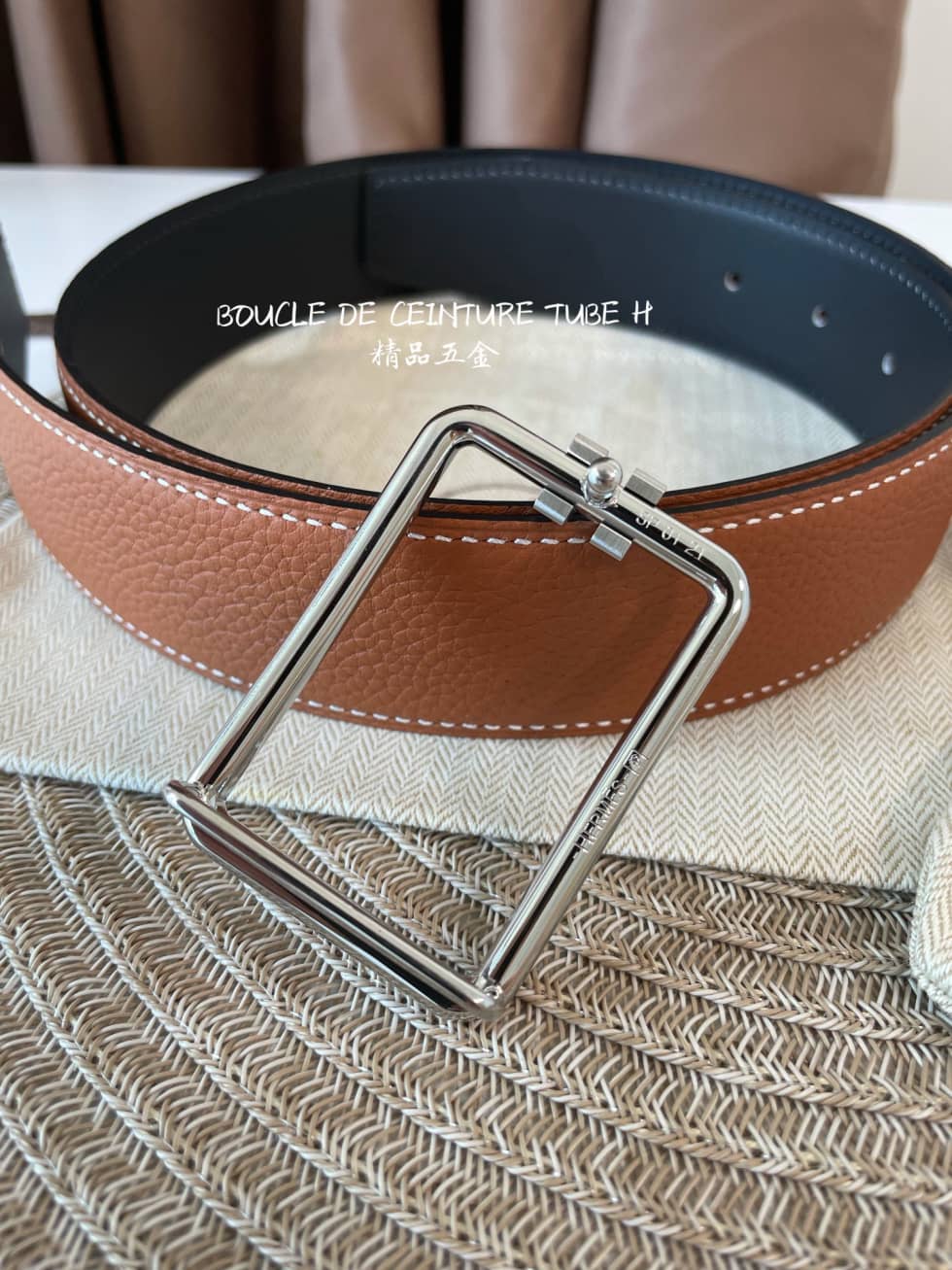 Knockoff H**me5 Logo Belt 38mm