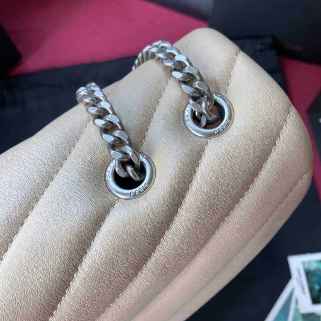 Y51 Loulou Medium Quilted “Y” Leather Replica Bag