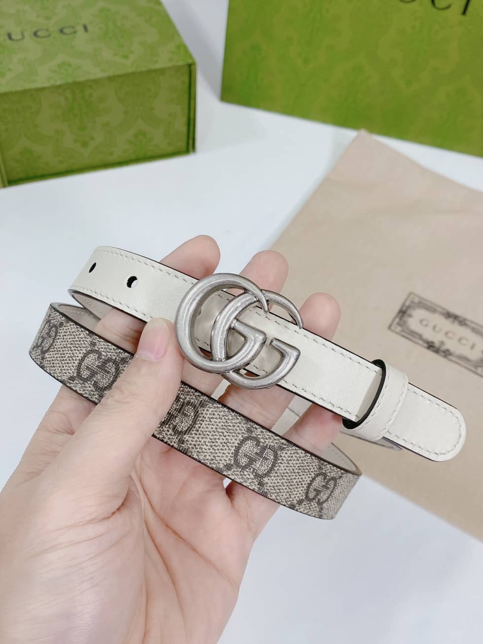 7 Star Gvc*1 Leather Belt 20mm For Lady